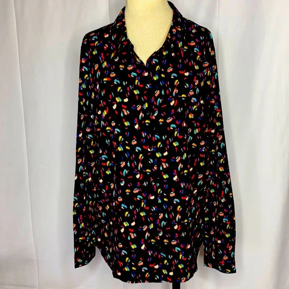 CAbi Ferris Rainbow Confetti Button Down B… - Picture 4 of 9
